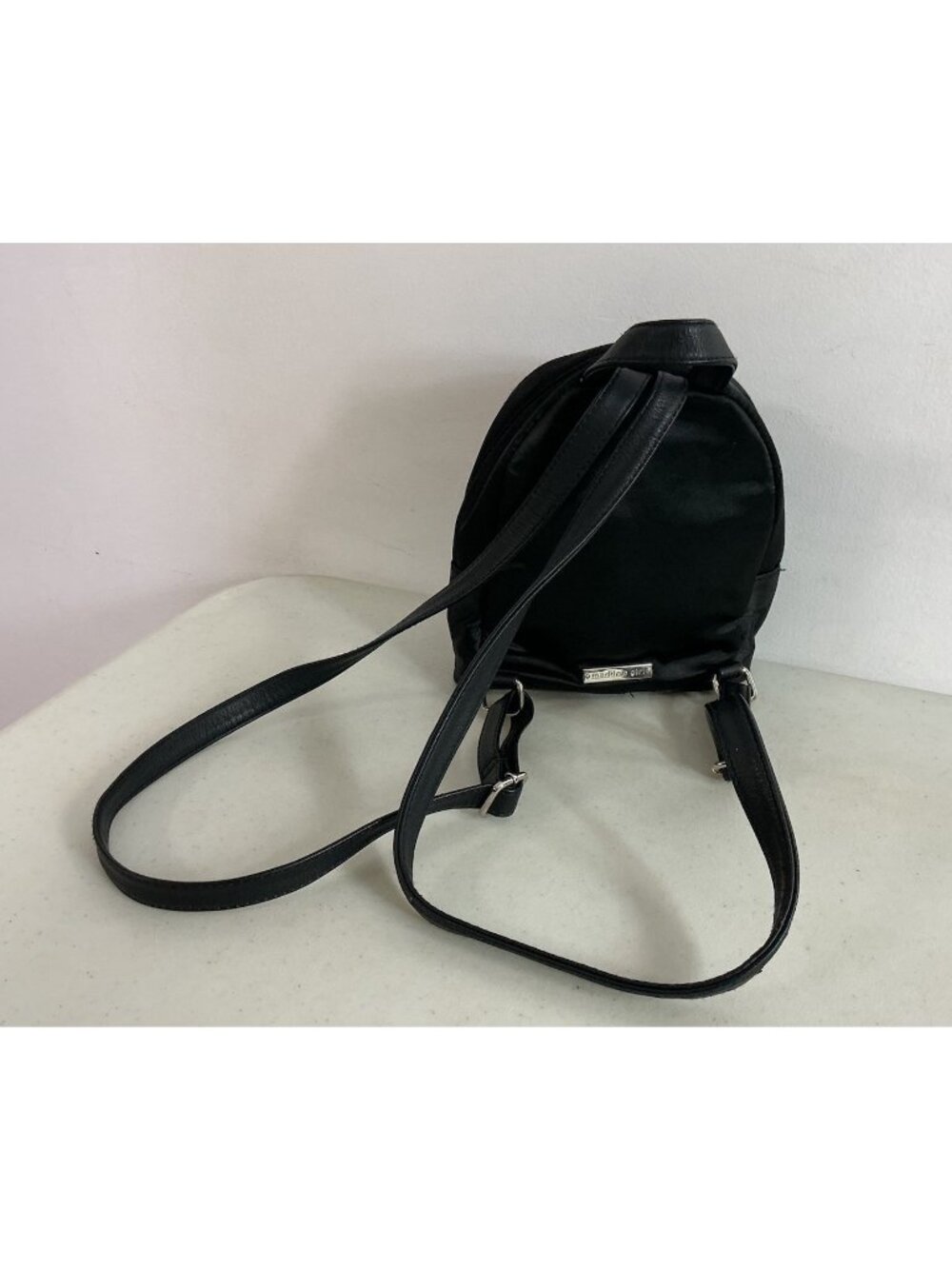 Steve Madden Womens Mini Backpack Black Luxury Fashion Bag - Picture 3 of 8
